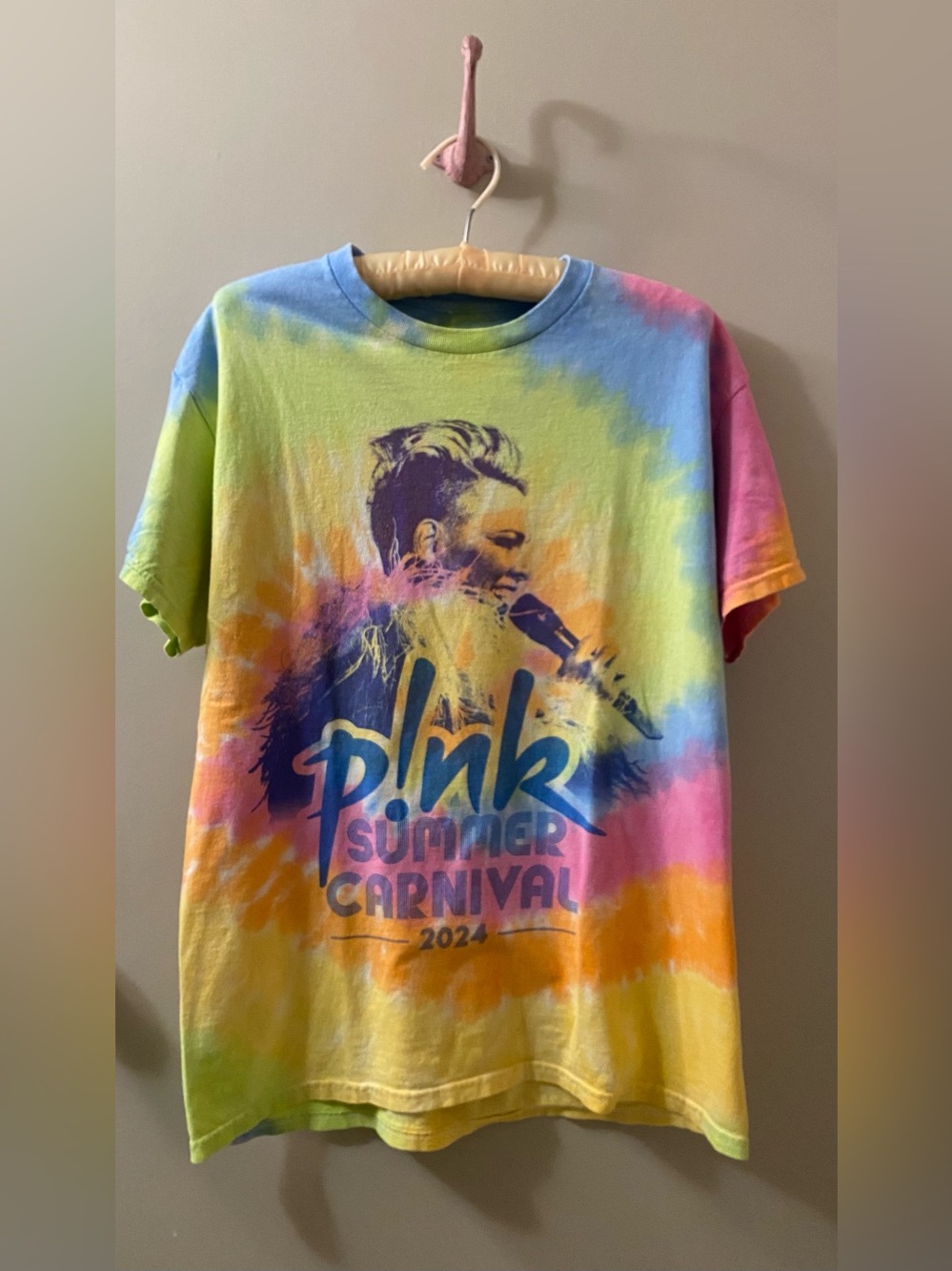 Pink Summer Carnival 2024 Tour Tie-Dye T-Shirt